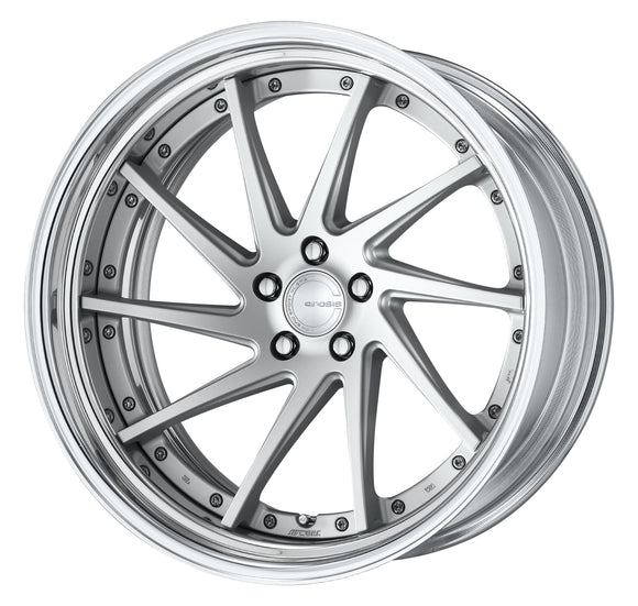 WORK GNOSIS CVS 21 inch STEP RIM, Deep Concave – Matte Silver (MSL)