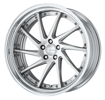 WORK GNOSIS CVS Middle Concave Matte Silver (MSL) – 21 inch STEP RIM wheel shown, reference for 22 inch STEP RIM