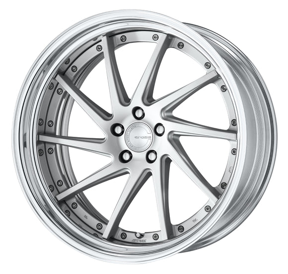 WORK GNOSIS CVS Middle Concave Matte Silver (MSL) – 21 inch STEP RIM wheel shown, reference for 22 inch STEP RIM