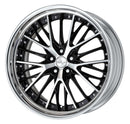 WORK SCHWERT SG2 Black Cut Clear – 21 inch STEP RIM wheel shown, finish reference for 20 inch