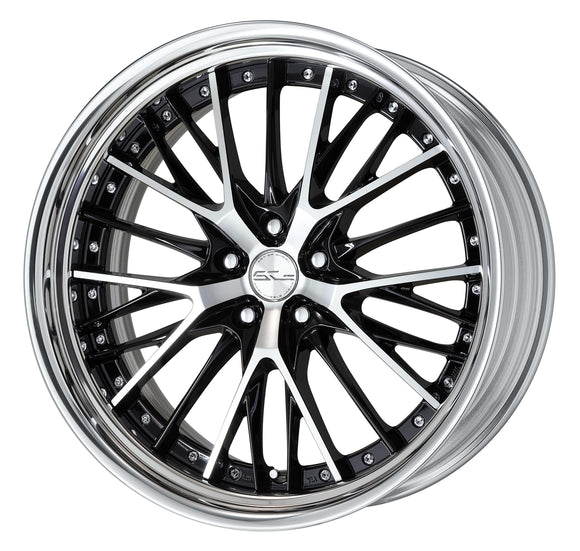 WORK SCHWERT SG2 Black Cut Clear – 21 inch STEP RIM wheel shown, finish reference for 20 inch