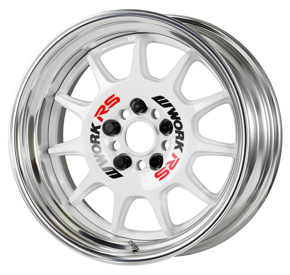 WORK EMOTION RS11 17 inch STEP RIM, White (WHT) — WORK factory photo