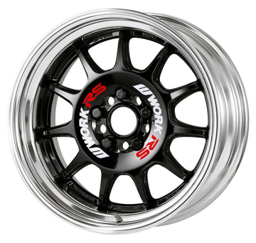 WORK EMOTION RS11 17 inch STEP RIM, Black (BLK) — WORK factory photo