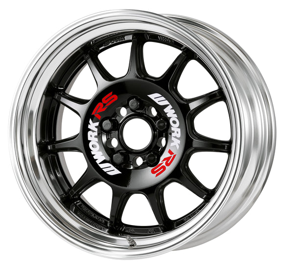 WORK EMOTION RS11 17 inch STEP RIM, Black (BLK) — WORK factory photo