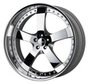 WORK EQUIP E05 3-piece wheel – Buff Finish (PP)