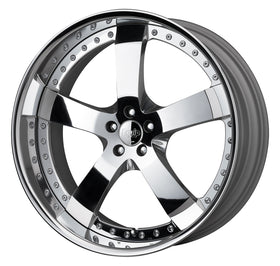 WORK EQUIP E05 22 Inch SUV PCD – Buff Finish (PP)