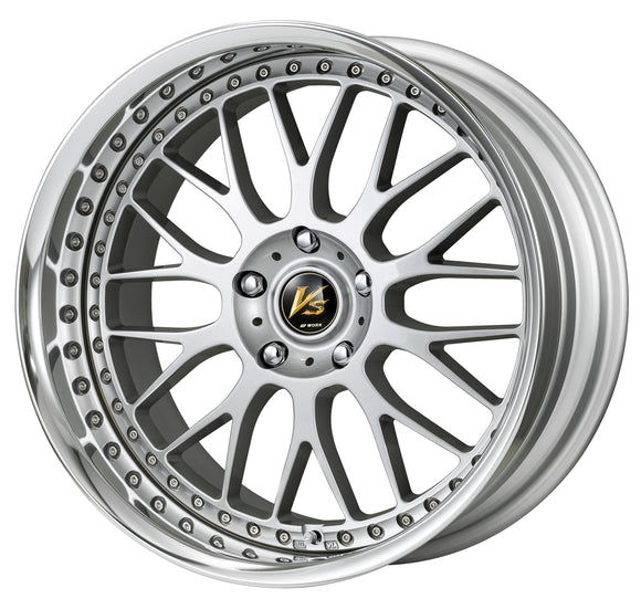 WORK VS XX Light Greyish Silver (LGS) – 19 inch FULL REVERSE wheel shown, finish reference for 20 inch FULL REVERSE