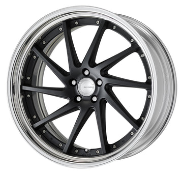 WORK GNOSIS CVS 22 inch STEP RIM, Middle Concave – Matte Black (MBL)
