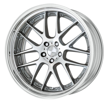 WORK LANVEC LM7 21 inch STEP RIM – GR Silver Cut Clear