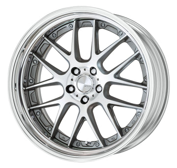 WORK LANVEC LM7 20 inch STEP RIM – GR Silver Cut Clear