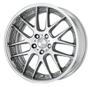WORK LANVEC LM7 19 inch FULL REVERSE – GR Silver Cut Clear