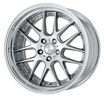WORK LANVEC LM7 19 inch STEP RIM – GR Silver Cut Clear