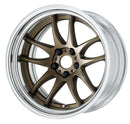 WORK EMOTION CR 2P — Ashed Titanium (AHG), Deep Concave. WORK's 18 inch STEP RIM wheel, shown as a finish reference for 19 inch STEP RIM.