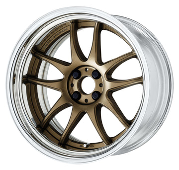 WORK EMOTION CR 2P 18 inch STEP RIM, Ashed Titanium (AHG), Semi Concave — WORK factory photo