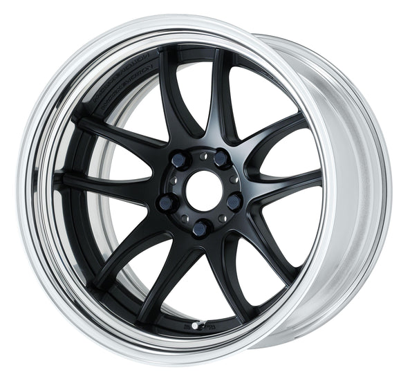 WORK EMOTION CR 2P 18 inch STEP RIM, Matte Black (MBL), Deep Concave — WORK factory photo