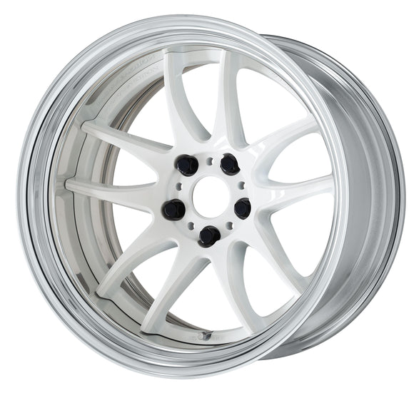 WORK EMOTION CR 2P 18 inch STEP RIM, White (WHT), Deep Concave — WORK factory photo