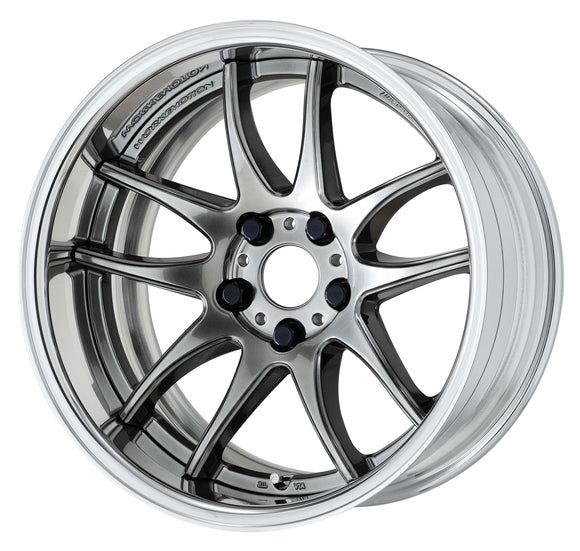 WORK EMOTION CR 2P 17 inch FULL REVERSE, Glimit Silver (GTS), Deep Concave — WORK factory photo