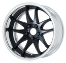 WORK EMOTION CR 2P — Matte Black (MBL), Deep Concave. WORK's 17 inch FULL REVERSE wheel, shown as a finish reference for 18 inch FULL REVERSE.