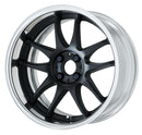 WORK EMOTION CR 2P — Matte Black (MBL), Semi Concave. WORK's 17 inch FULL REVERSE wheel, shown as a finish reference for 19 inch FULL REVERSE.