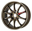 WORK EMOTION ZR10 — Titanium Diamond Lip Cut (HGLC), MIDDLE taper. WORK's 18 inch NORMAL wheel, shown as a finish reference for 19 inch NORMAL.