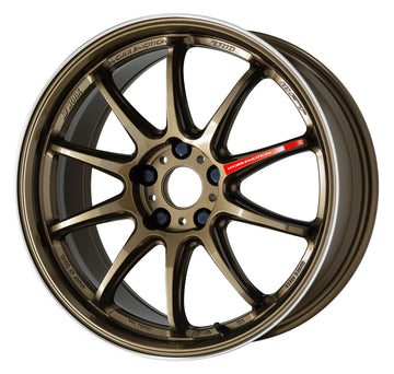 WORK EMOTION ZR10 — Titanium Diamond Lip Cut (HGLC), MIDDLE taper. WORK's 18 inch NORMAL wheel, shown as a finish reference for 19 inch NORMAL.