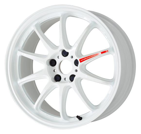 WORK EMOTION ZR10 — Azure White (AZW), MIDDLE taper. WORK's 18 inch NORMAL wheel, shown as a finish reference for 19 inch NORMAL.