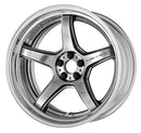 WORK EMOTION T5R 2P 19 inch STEP RIM, Glimit Silver (GTS), Deep Concave — WORK factory photo