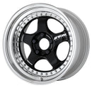 WORK MEISTER S1 3PIECE — Black (BLK). WORK's 17 inch NORMAL wheel, shown as a finish reference for 16 inch NORMAL.