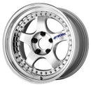 WORK MEISTER S1 3PIECE 17 inch NORMAL, Silver (SIL) — WORK factory photo