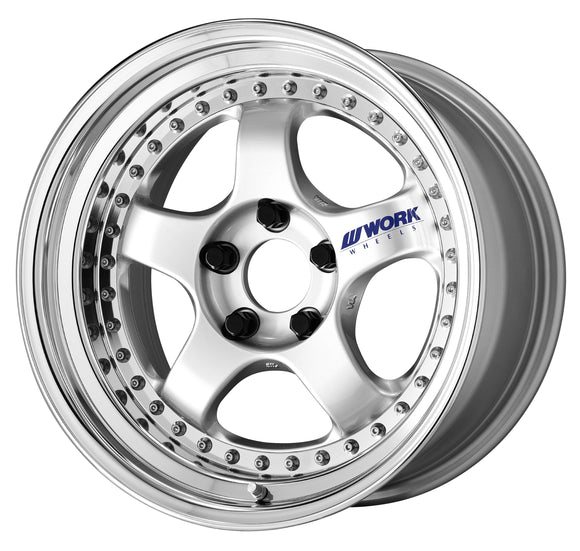 WORK MEISTER S1 3PIECE 17 inch NORMAL, Silver (SIL) — WORK factory photo
