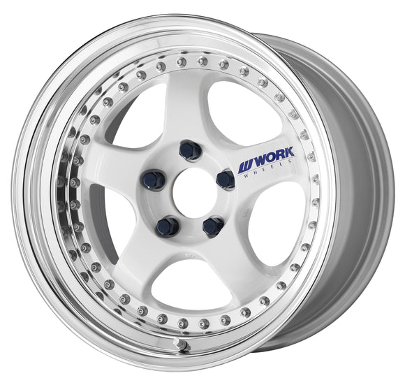WORK MEISTER S1 3PIECE 17 inch NORMAL, White (WHT) — WORK factory photo