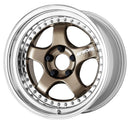 WORK MEISTER S1 3PIECE — Titanium Gold (HPG). WORK's 17 inch NORMAL wheel, shown as a finish reference for 16 inch NORMAL.