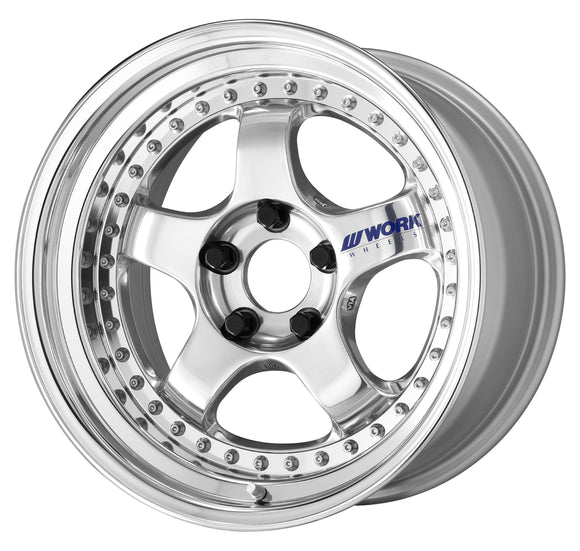 WORK MEISTER S1 3PIECE 17 inch NORMAL, Buff Finish (PP) — WORK factory photo