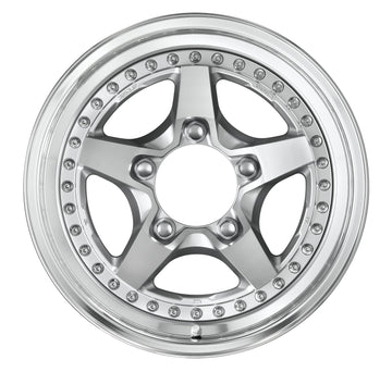 WORK CRAG GALVATRE 2 — Cut Clear (MSP), 16 inch 3-piece NORMAL rim. WORK factory photo.