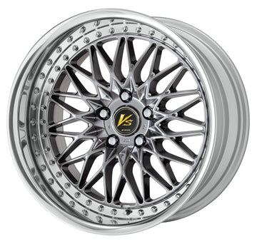 WORK VS XV 18 inch FULL REVERSE – Brilliant Silver Black (BSB)
