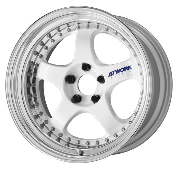 WORK MEISTER S1 3PIECE 18 inch NORMAL, White (WHT) — WORK factory photo