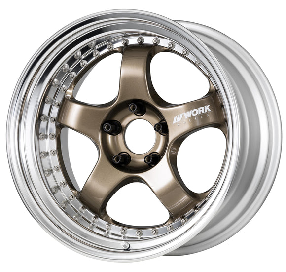 WORK MEISTER S1 3PIECE 18 inch NORMAL, Titanium Gold (HPG) — WORK factory photo