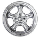 WORK GOOCARS HEMI — Hand Buff Finish (P), 15 inch, buff-finish rim, chrome centre cap