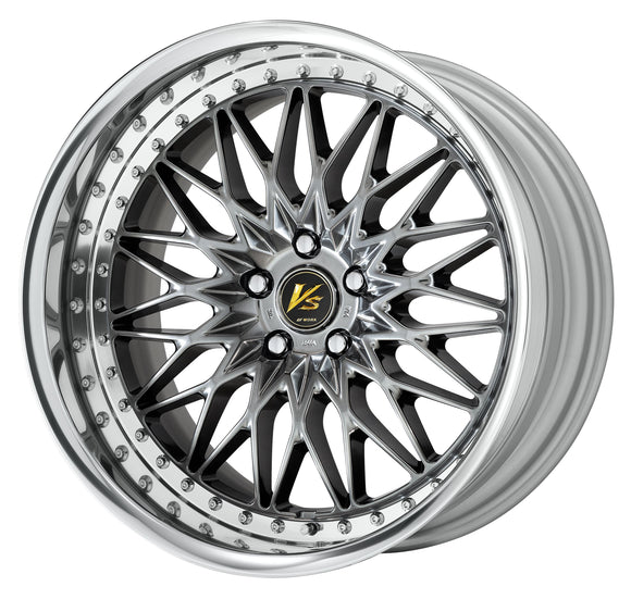 WORK VS XV 20 inch FULL REVERSE – Brilliant Silver Black (BSB)