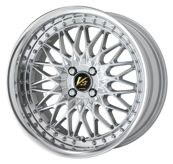 WORK VS XV 17 inch FULL REVERSE – Silky Rich Silver (SRS)