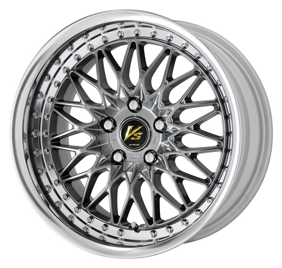 WORK VS XV 17 inch FULL REVERSE – Brilliant Silver Black (BSB)