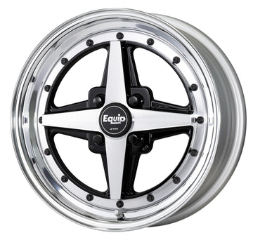 WORK EQUIP 01 15 inch, K-car dedicated disk, Black Cut Clear (BP) — WORK factory photo