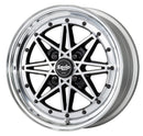 WORK EQUIP 03 15 inch, K-car dedicated disk, Black Cut Clear (BP) — WORK factory photo