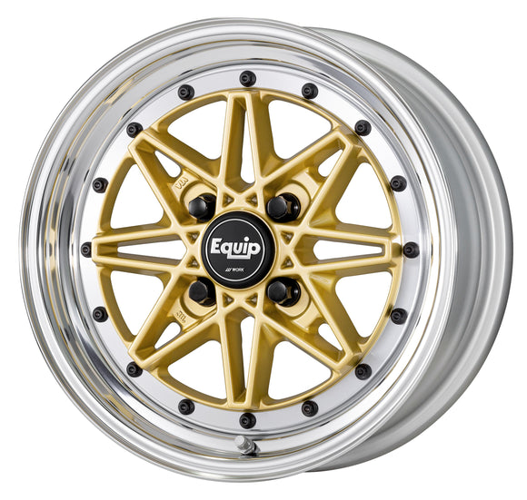 WORK EQUIP 03 14 inch, K-car dedicated disk, Gold (GLD) — WORK factory photo