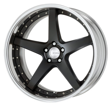 WORK GNOSIS CVF Middle Concave Matte Black (MBL) – 21 inch FULL REVERSE wheel shown, reference for 21 inch STEP RIM