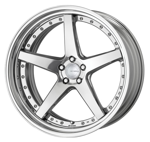 WORK GNOSIS CVF 22 inch STEP RIM, Deep Concave – Buff Finish (PP2)