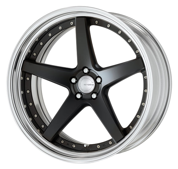 WORK GNOSIS CVF 22 inch STEP RIM, Deep Concave – Matte Black (MBL)
