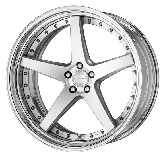 WORK GNOSIS CVF 22 inch STEP RIM, Deep Concave – Matte Silver (MSL)