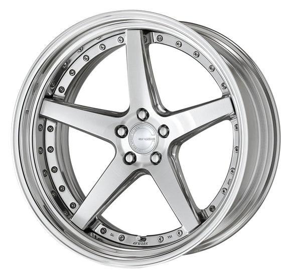 WORK GNOSIS CVF 21 inch STEP RIM, Deep Concave – Composite Buff Brushed (PBU)