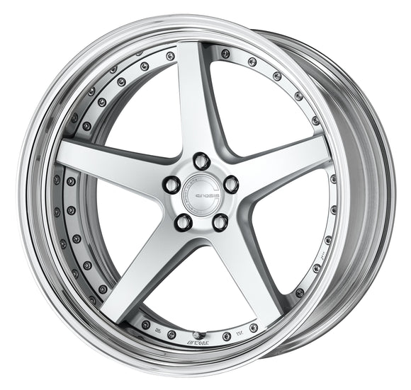 WORK GNOSIS CVF 21 inch STEP RIM, Deep Concave – Matte Silver (MSL)